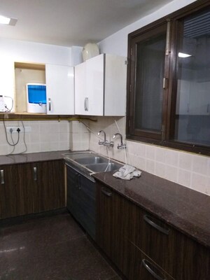 Kitchen in 3 BHK Builder Floor at Greater Kailash I – for Rent