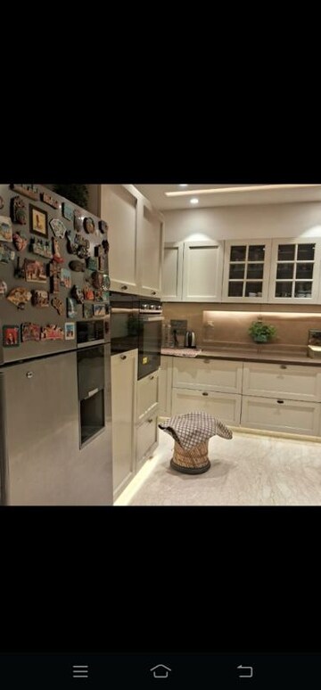 Kitchen in 4 BHK Builder Floor at Sarvodaya Enclave – for Rent