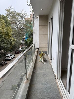 Balcony in 3 BHK Builder Floor at Saket – for Rent