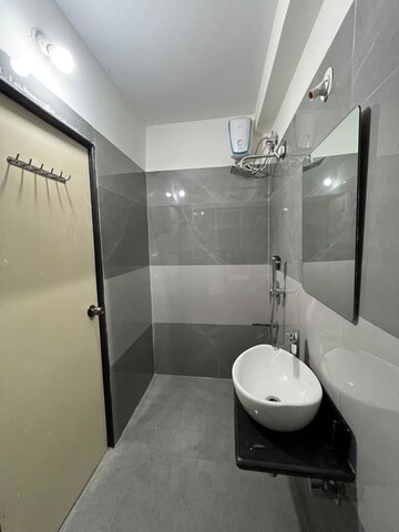 Bathroom in 3 BHK Apartment at Goregaon West View CHS, Goregaon West – for Rent