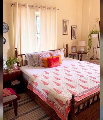 Bedroom in 3 BHK Apartment at Kalpataru Magnus, Bandra East – for Rent