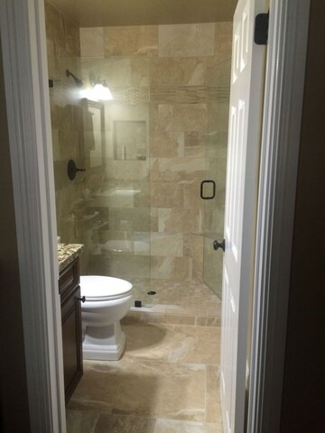 Bathroom in 3 BHK Apartment at Kalpataru Magnus, Bandra East – for Rent