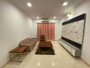 Living Room in 4 BHK Apartment at Raj Grandeur, Powai – for Rent