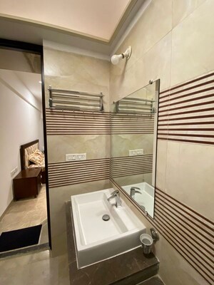 Bathroom in 4 BHK Apartment at Raj Grandeur, Powai – for Rent