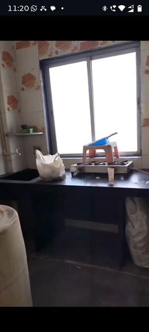 Kitchen in 1 RK Apartment at Karmasanket CHS, Kurla – for Rent