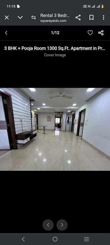 3 BHK Apartment For Rent in Prabhadevi
