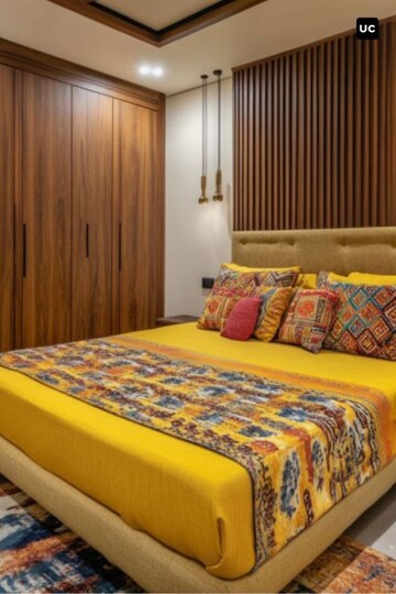 Bedroom in 3.5 BHK Apartment at Dheeraj Insignia, Bandra East – for Rent