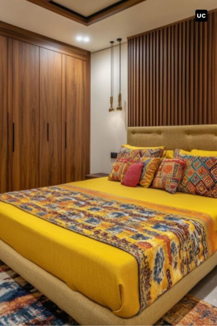 Bedroom, dheeraj-insignia 3.5 Bedroom 1400 Sq.Ft. Apartment In Bandra East Mumbai 9826276