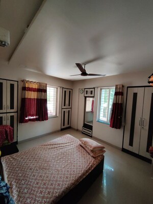 Bedroom in 3 BHK Apartment at Asha Heights Aundh, Aundh – for Rent
