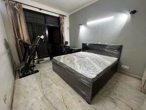 Bedroom in 3 BHK Builder Floor at Sushant Lok I – for Rent