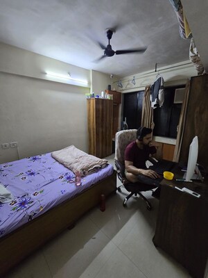 Bedroom in 1 BHK Apartment at Mahadev Samarth Garden, Bhandup West – for Rent