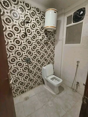 Bathroom in 1 BHK Builder Floor at Chattarpur – for Rent