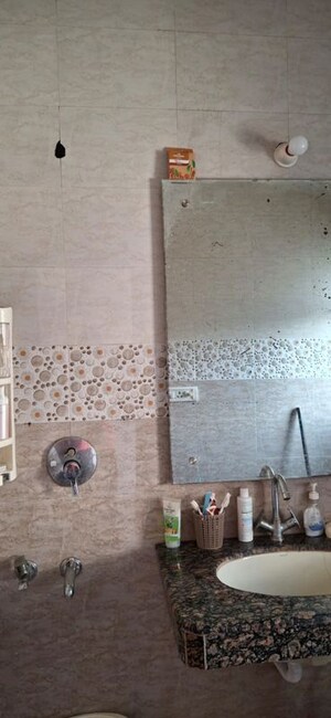 Bathroom in 3 BHK Builder Floor at Vasant Kunj – for Rent