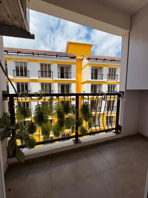 Balcony in 1 BHK Apartment at Puravankara Adora De Goa, Chicalim – for Rent