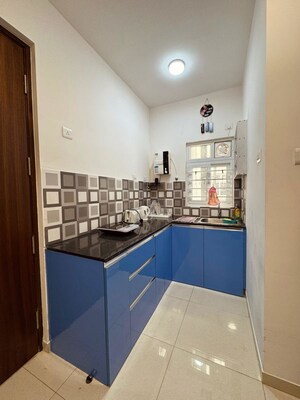 Kitchen in 1 BHK Apartment at Puravankara Adora De Goa, Chicalim – for Rent