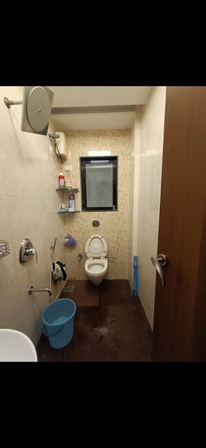 Bathroom in 2 BHK Apartment at Atlanta Heights, Prabhadevi – for Rent