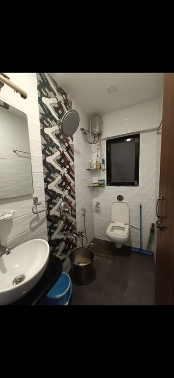 Bathroom in 2 BHK Apartment at Atlanta Heights, Prabhadevi – for Rent