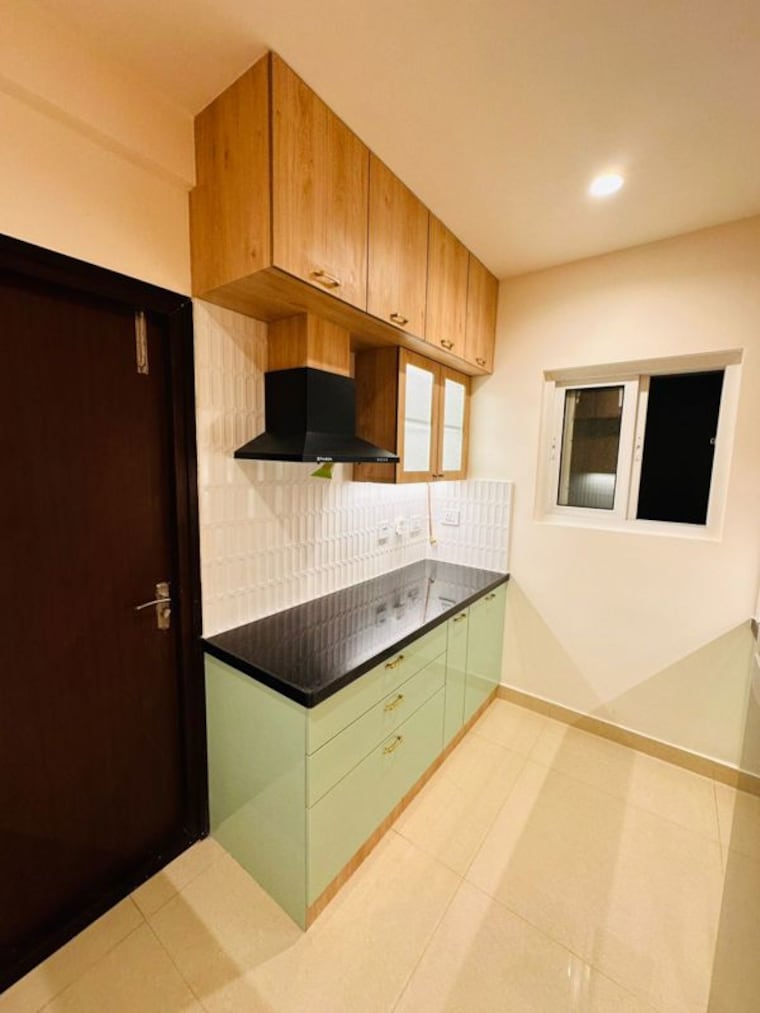 Kitchen, lansum-el-dorado 3 Bedroom 1860 Sq.Ft. Apartment In Narsingi Hyderabad 9826619