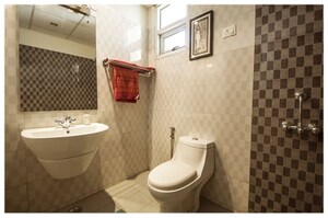 Bathroom in 2 BHK Apartment at Sector 16b Greater Noida – for Rent