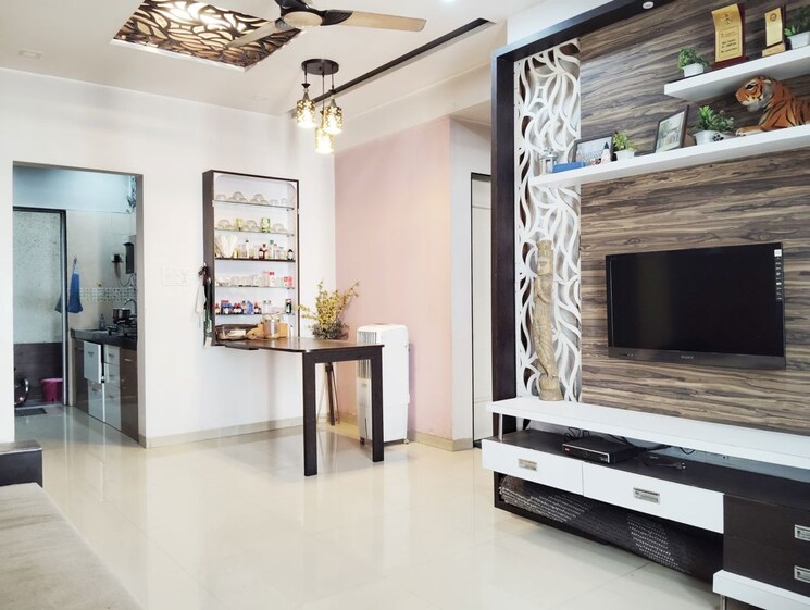 Living Room, rama-celestial-city 2 Bedroom 820 Sq.Ft. Apartment In Ravet Pune 9757117