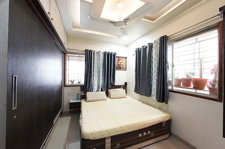 Bedroom, shivam-serene-scapes 2 Bedroom 763 Sq.Ft. Apartment In Ravet Pune 9813399