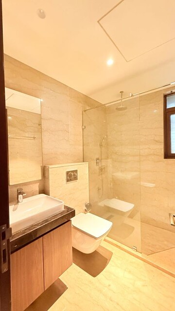 Bathroom in 4 BHK Apartment at Prestige Leela Residency, Kodihalli – for Rent