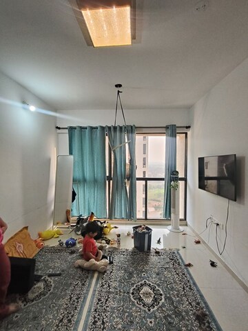 Living Room in 3 BHK Apartment at Lodha Downtown, Dombivli East – for Rent