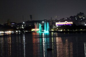 Swimming Pool in 4 BHK Apartment at Dream Home Begumpet, Begumpet – for Rent