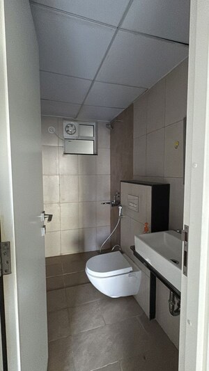 Bathroom in 3 BHK Apartment at Godrej Hillside 2, Mahalunge – for Rent