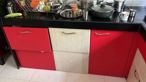Kitchen in 1 BHK Apartment at Vishaldeep Residency, Chandan Nagar – for Rent
