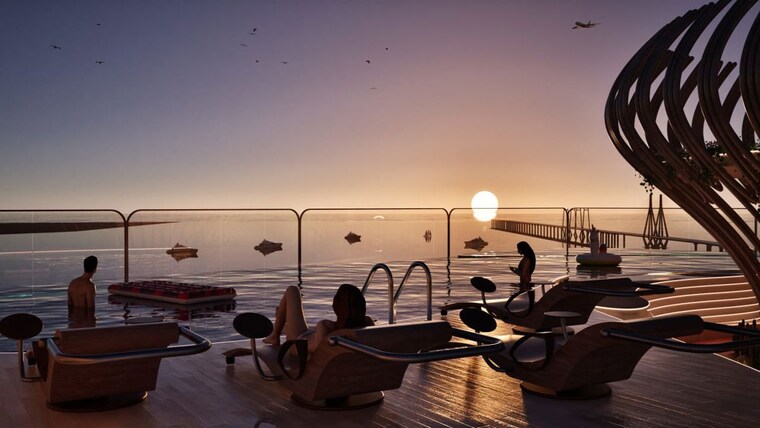 Master Bedroom, oberoi-skyz 5 Bedroom 6651 Sq.Ft. Apartment In Worli Mumbai 9826871