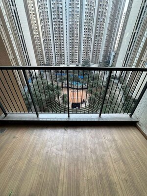 Balcony in 2 BHK Apartment at Lodha Splendora, Ghodbunder Road – for Rent