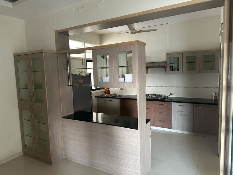 Kitchen, prahlad nagar 3 Bedroom 1850 Sq.Ft. Apartment In Prahlad Nagar Ahmedabad 9810513