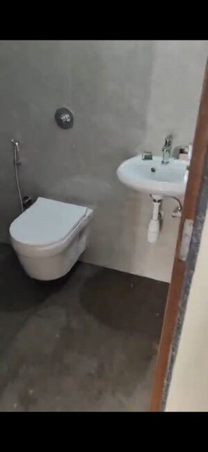 Bathroom in 2 BHK Apartment at Oxford Navrang Crystal, Goregaon West – for Rent