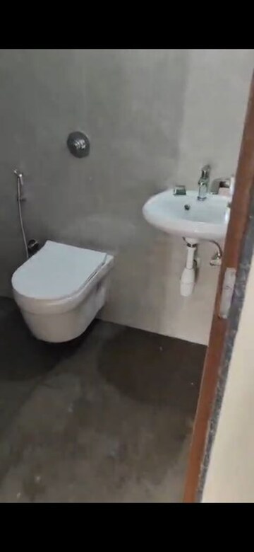 Bathroom in 2 BHK Apartment at Oxford Navrang Crystal, Goregaon West – for Rent