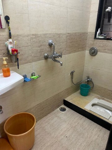 Bathroom in 2 BHK Apartment at Goregaon East – for Rent