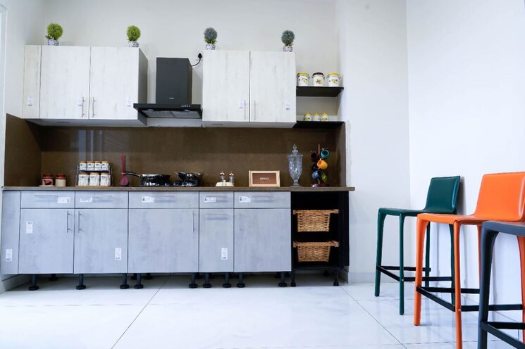 Kitchen, malwa-escon-primera 3 Bedroom 1550 Sq.Ft. Apartment In International Airport Road Zirakpur 9827270