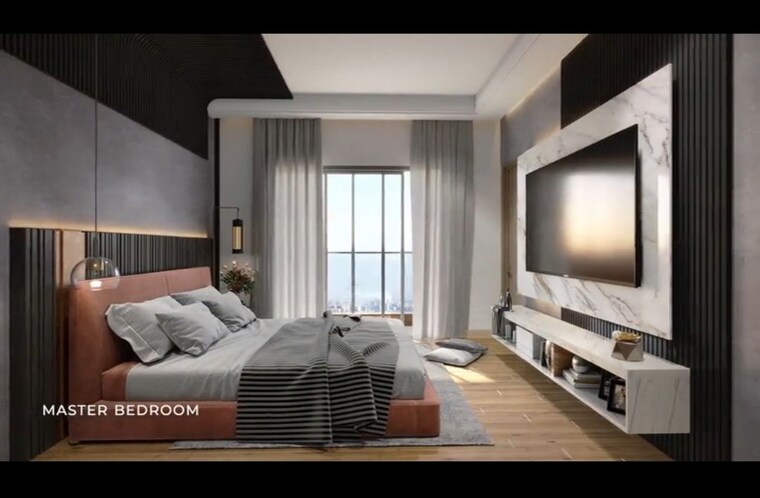 Bedroom, unicorn-grace-pallacio 2 Bedroom 629 Sq.Ft. Builder Floor In Lohgaon Pune 9827305