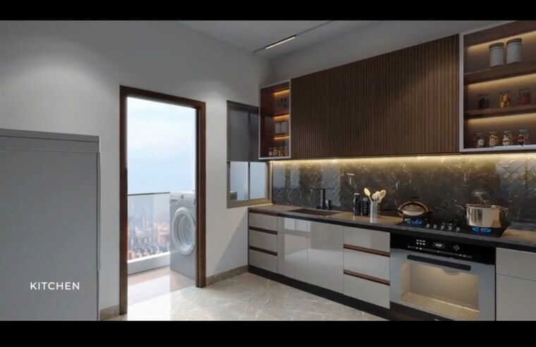 Kitchen, unicorn-grace-pallacio 2 Bedroom 629 Sq.Ft. Builder Floor In Lohgaon Pune 9827305