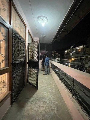 Balcony in 4 BHK Builder Floor at Green Fields Colony – for Rent