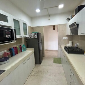 Kitchen in 3 BHK Apartment at Bandra Kurla Complex – for Rent