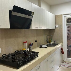 Kitchen in 3 BHK Apartment at Bandra Kurla Complex – for Rent