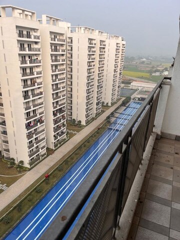 Balcony in 3 BHK Apartment at Central Park Flower Valley Aqua Front Towers, Sohna Sector 33 – for Rent