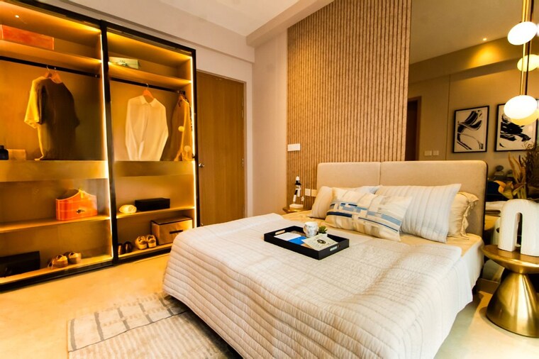 Bedroom, puravankara-estella 2 Bedroom 533 Sq.Ft. Builder Floor In Chembur Mumbai 9827520