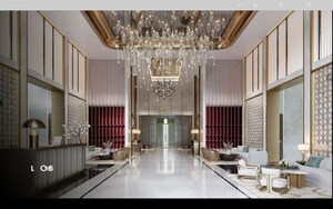 Building Lobby in 4 BHK Apartment at M3M Elie Saab, Sector 111 – for Sale