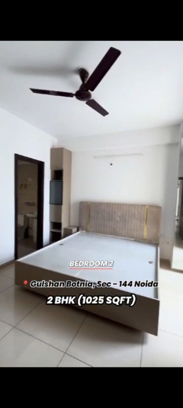 Bedroom, gulshan-botnia 2 Bedroom 1025 Sq.Ft. Apartment In Sector 144 Noida 9827605