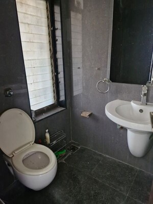 Bathroom in 3 BHK Apartment at Satellite Tower, Goregaon East – for Rent