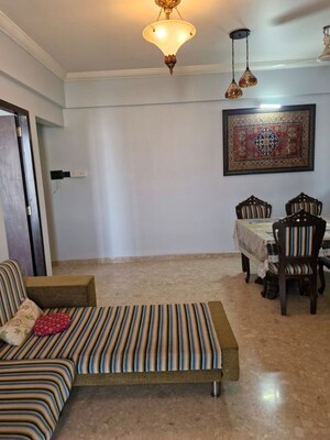 Living Room in 3 BHK Apartment at Satellite Tower, Goregaon East – for Rent
