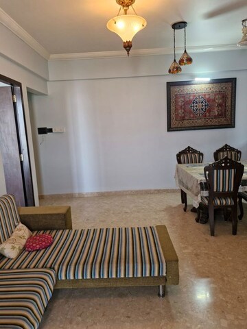 Living Room in 3 BHK Apartment at Satellite Tower, Goregaon East – for Rent