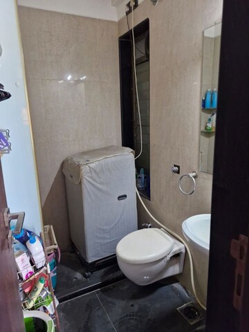 Bathroom in 3 BHK Apartment at Satellite Tower, Goregaon East – for Rent